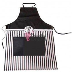 Sort pentru coafor sau frizerie SCV006CC, 80x70 din fas cu piele ecologica + 5 perechi manusi din nitril Cadou